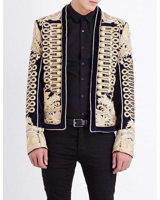 Balmain store embroidered jacket